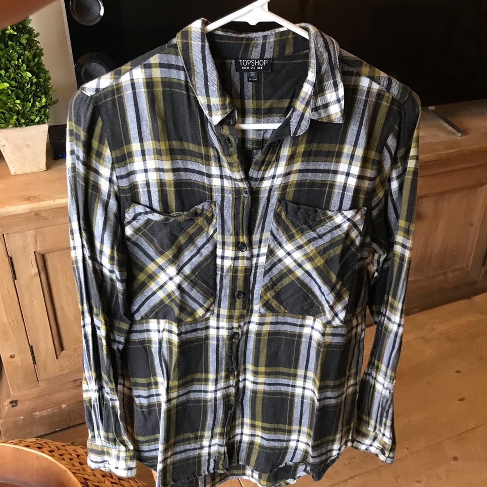 Topshop flannel | size 4